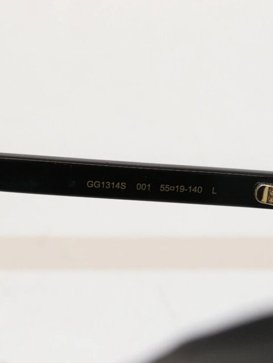 Gucci GG1314S 001 Gradient Sunglasses 55-19-140 - Shiny Black main image 11